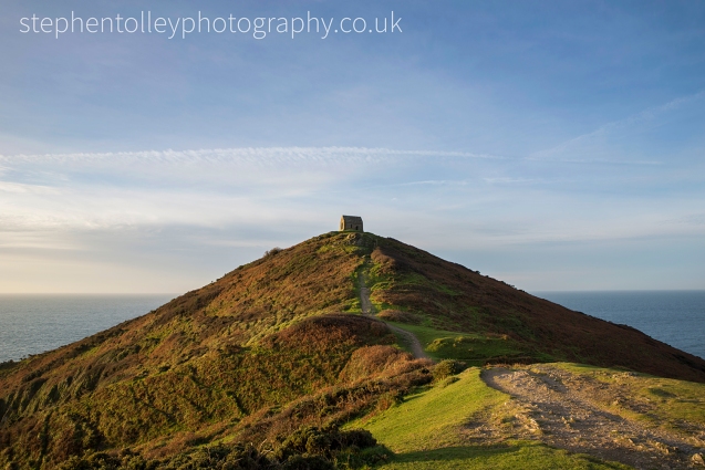 Rame head chapel on the end of the peninsula